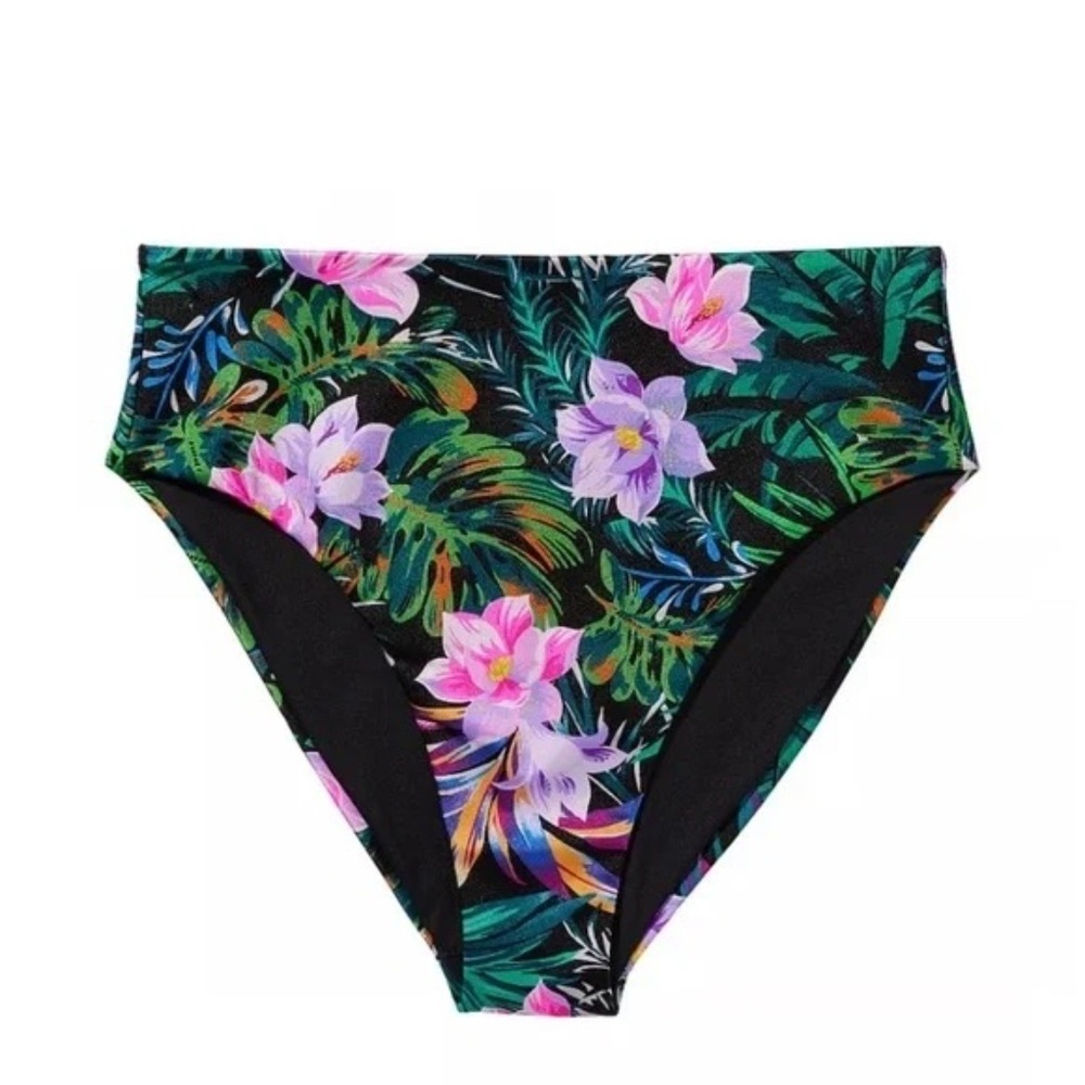 New! Victoria's Secret Black Palm Bikini Set 45580 - Picture 7 of 15